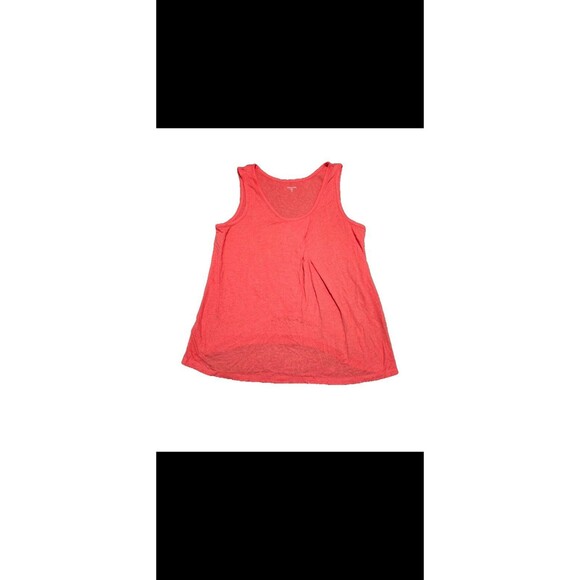 Garnet Hill Women's Pink Linen Blend Tank Top Sz XS - Picture 1 of 5
